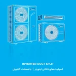 داکت اسپلیت میدیا اینورتر 2 تن 24000 - مدل دستگاه R3-X71M - تصویر 2